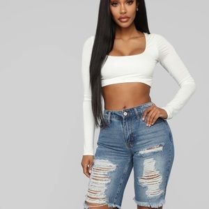 Fashion nova Bermuda shorts size xl